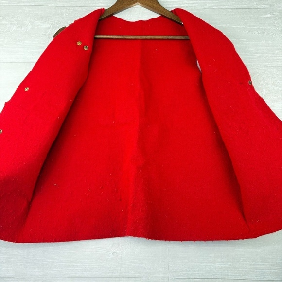 VTG 90s Official Boy Scouts of America WEBLOS Red Vest Size Medium - Picture 11 of 13